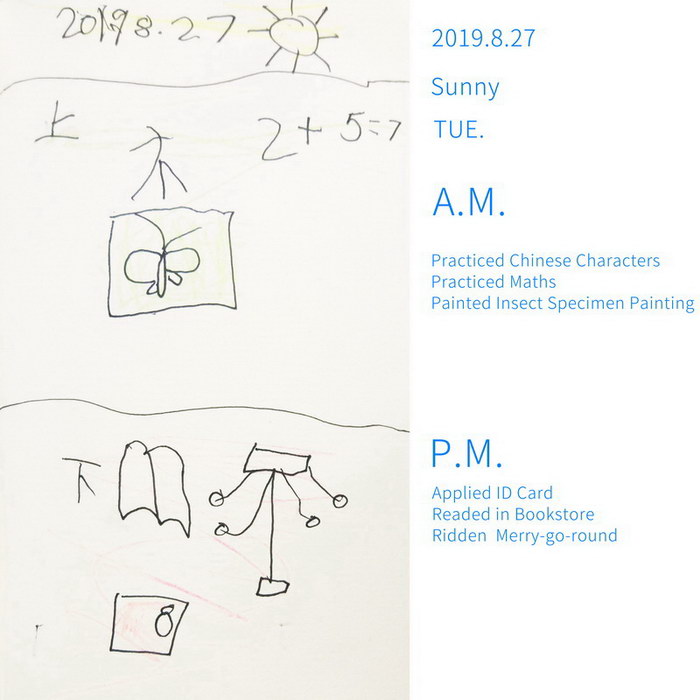 #Diary#Insect Specimen&Applied ID Card#