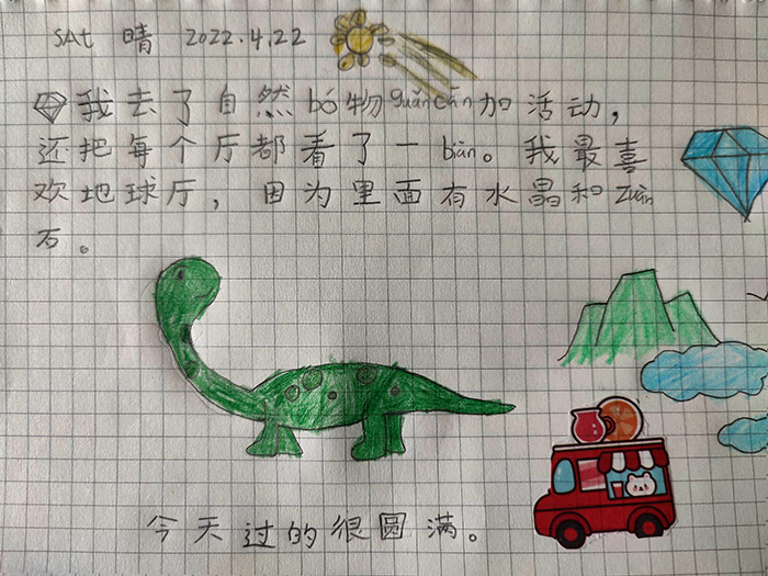 Chongqing Natural History Museum#Pen Light Color Painting#